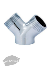 Wuvera Çift Çıkışlı Musluk Aparatı – Çamaşır ve Bulaşık Makinesi Uyumlu