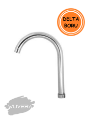 Wuvera Delta Lavabo Borusu (Kısa) – Kompakt Tasarım, Sızdırmaz ve Uyumlu Yapı