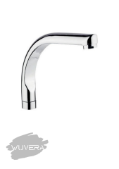 Wuvera Krom Lavabo/Mutfak Bataryası Borusu – Yandan Aplik Borulu, Dayanıklı ve Estetik Tasarım KISA TİP