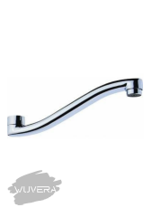 Wuvera Duvara Monte Alt Çıkışlı Evye Batarya Borusu – Aplik Model, Paslanmaz Gövde