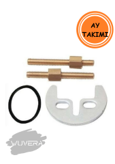 Wuvera Çiftli Ay Musluk Bağlantı Takımı – Paslanmaz, Dayanıklı, Sızdırmaz Montaj Elemanı