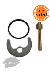 Wuvera Batarya Ay Takımı – Tek Delikli Yarım Ay Uyumlu Montaj Aparatı