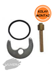 Wuvera Batarya Ay Takımı – Tek Delikli Yarım Ay Uyumlu Montaj Aparatı