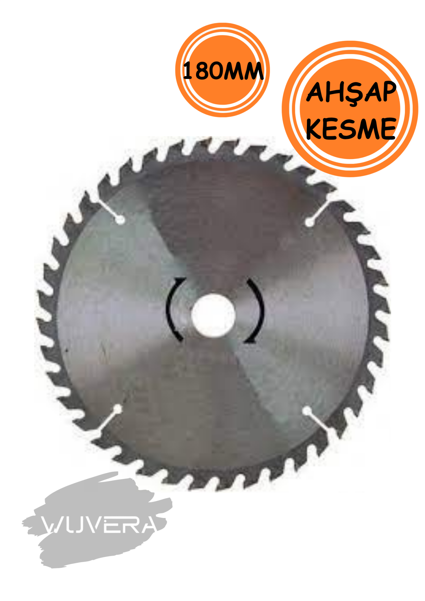 Wuvera 180mm Elmaslı Ahşap Kesme Diski – Güçlü Kesim, Temiz Sonuçlar