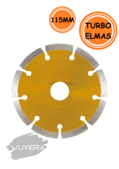 Wuvera 115 mm Elmas Kesici Disk – Beton, Mermer, Granit ve Taş Kesimi İçin Dayanıklı Kesme Taşı