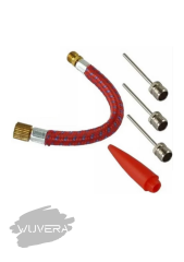 Wuvera 5 Parça Pompa İğne Seti – Top ve Balon Şişirme İçin Pratik Aksesuar