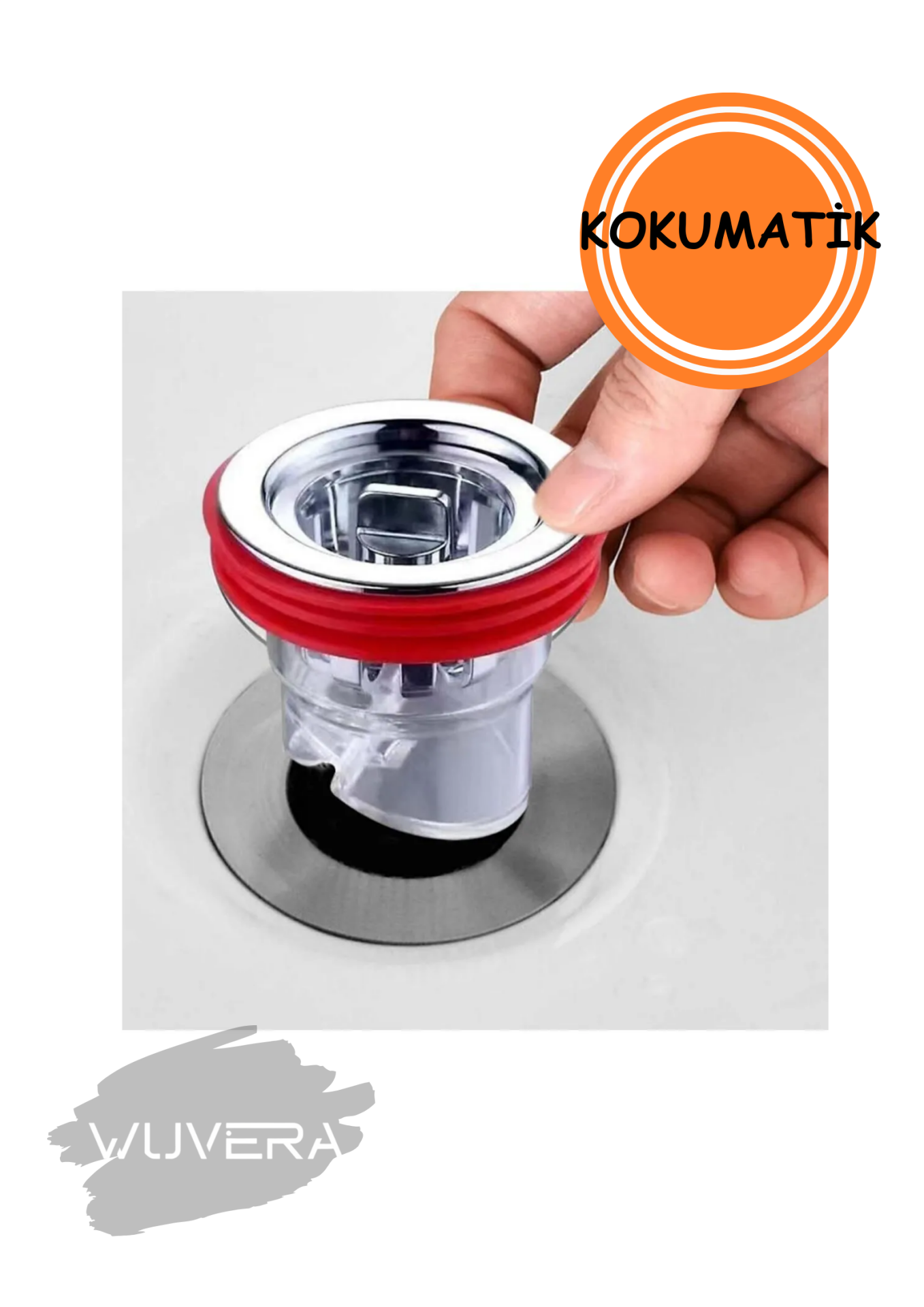 WUVERA Anti Koku Önleyici - Duş Yer Sifonu Geri Akış Önleyici - Gider Pis Koku Önceliyici - Böcek Önleyici