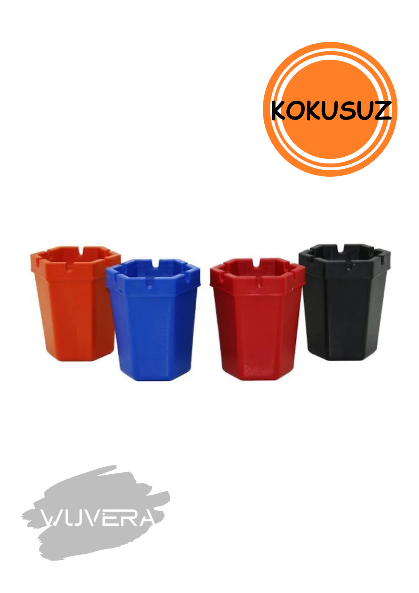 Wuvera Kare Plastik Kokusuz Küllük – Şık ve Pratik Tasarım