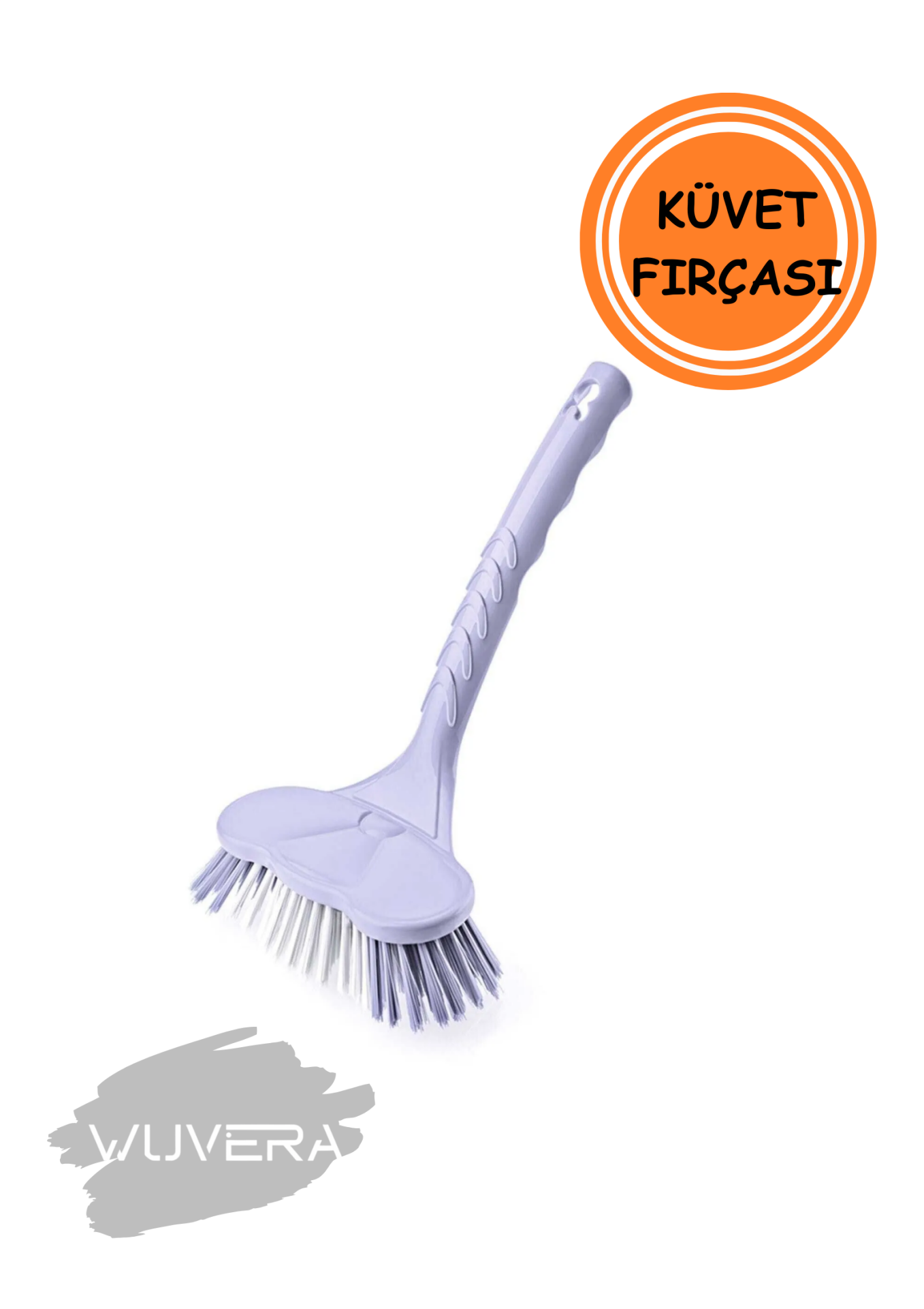 Wuvera Lavabo ve Küvet Fırçası – Sert Kıllı, Dayanıklı ve Ergonomik!