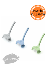 Wuvera Lavabo ve Küvet Fırçası – Sert Kıllı, Dayanıklı ve Ergonomik!