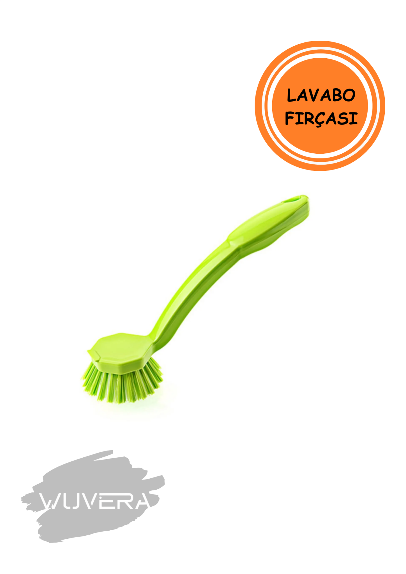 Wuvera Lavabo ve Küvet Fırçası – Sert Kılları ile Güçlü Temizlik!
