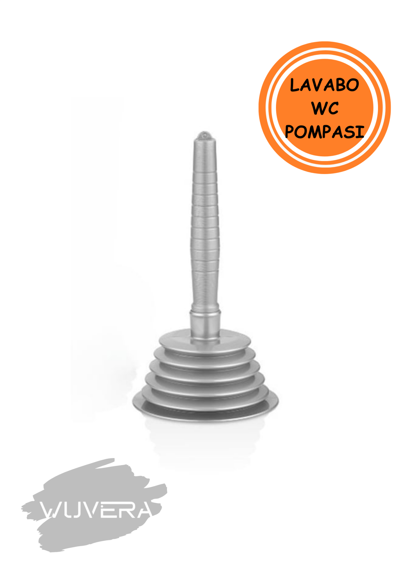Wuvera Büyük Koruklu Lavabo ve Küvet Açıcı Pompa – Güçlü ve Etkili Tıkanıklık Giderici