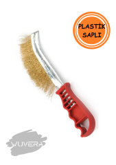 Wuvera Plastik Saplı Tel Fırça – Mangal ve Izgara Temizleme Fırçası