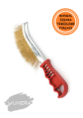 Wuvera Plastik Saplı Tel Fırça – Mangal ve Izgara Temizleme Fırçası