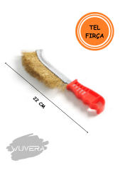 Wuvera Plastik Saplı Tel Fırça – Mangal ve Izgara Temizleme Fırçası
