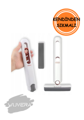 Wuvera Taşınabilir Mini Mop Temizlik Paspası – 180 Derece Döner Başlıklı Pratik Temizlik Aparatı