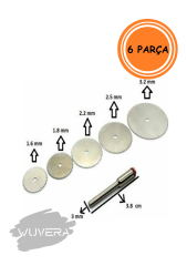 Wuvera 6 Parça Ahşap Mini Matkap Testere Ucu Ağzı Seti – Ahşap İşleriniz İçin Pratik ve Çok Yönlü Çözüm