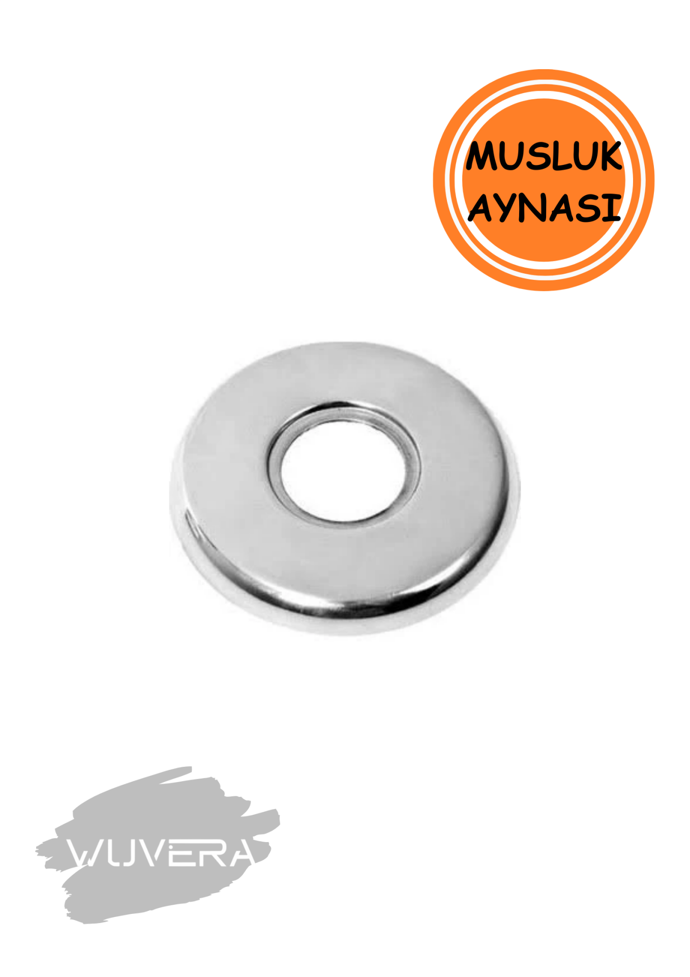 WUVERA Musluk Rozeti Aynası 1/2 Parlak